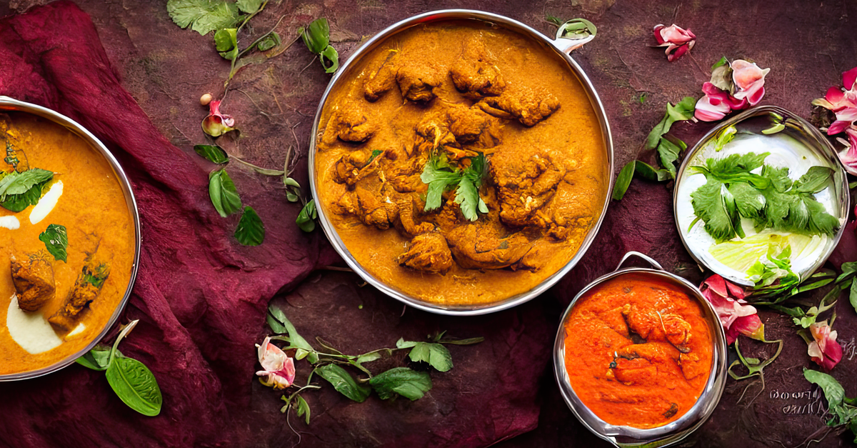 Cuisine indienne food truck — curry et naan